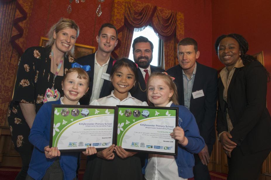 Looking back at The 2018 EcoCity Awards which closed with a special prize giving ceremony held at Aberdeen Town House. The Growing Smarter (Junior) EcoCity Award went to Kittybrewster School. Pupils worked extremely hard to raise environmental awareness in the local area.