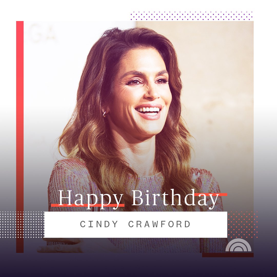 Happy birthday, Cindy Crawford!  