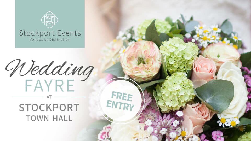 Don't miss Stockport's biggest Wedding Fayre! 💕 Sunday 24th February 11-3pm #StockportTownHall #WeddingFayre #stockportweddings