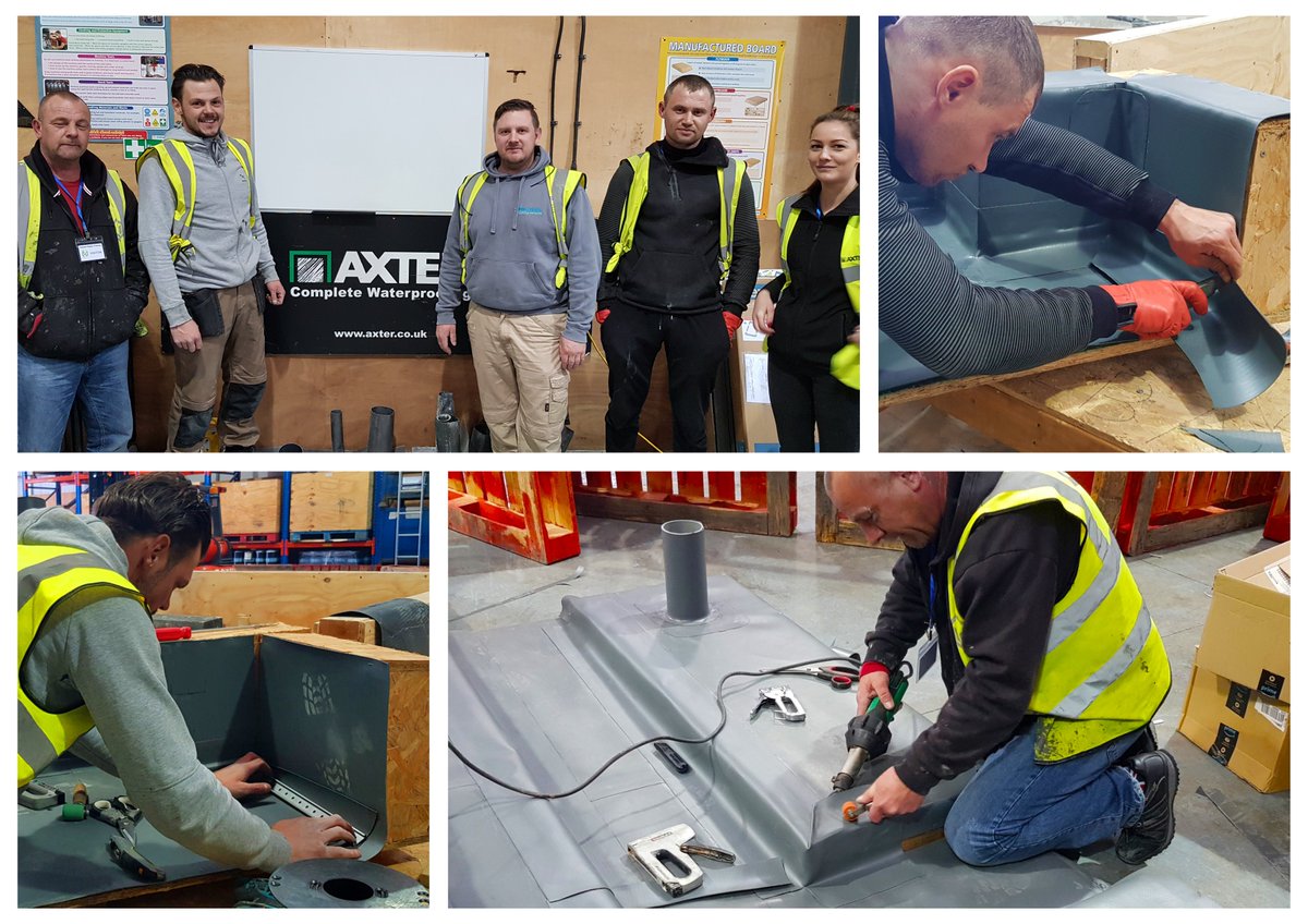 Another great couple of days at Eastern Roof Training Centre with Span Roofing, Harrison Roofing, DR roofing and Churchill Contractors taking on our Ecoflex single ply course.
@ERRTG01 #Ecoflex #singleply #flatroof #waterproofing #training