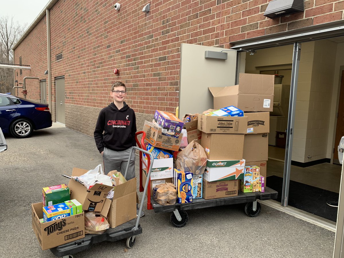 Huge Thank You to Boyd E Smith for their food drive to benefit our pantries! The shelves are stocked &amp; bellies will be full 💗