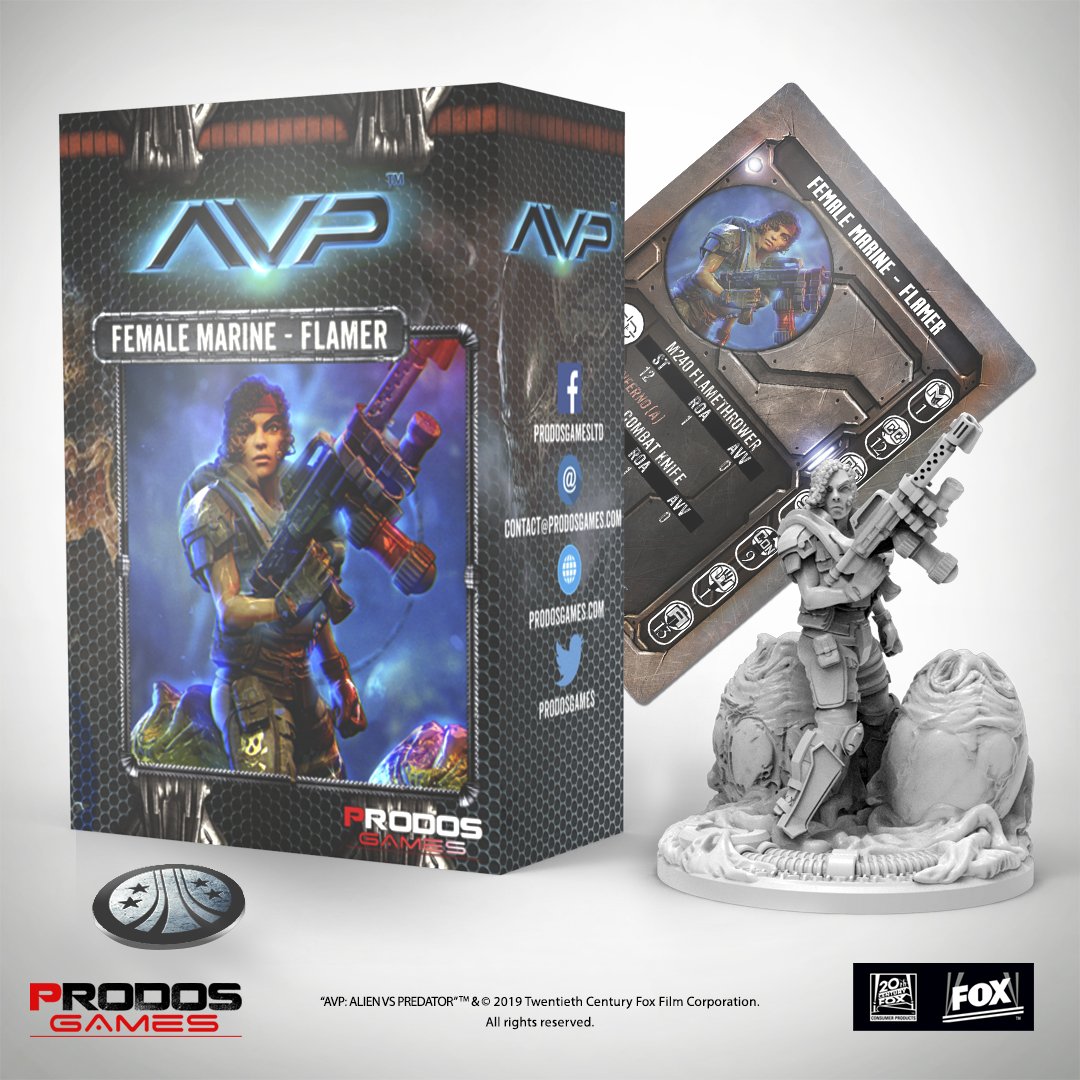 ProdosGames's tweet photo. Pre-order now new Elite Predators to get FREE miniature of Female Marine! ➡️ https://t.co/gwwrMKL0nC #predator #Yautja #avp https://t.co/f8WEsbHBvU