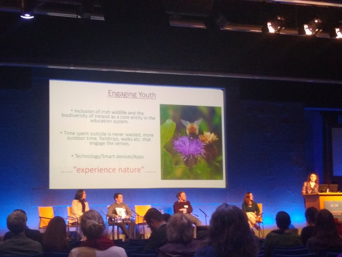 Excellent talk from @Jessica_Ham92 at #biodcon19 on how she became engaged with nature and how to engage other young people, great to see how @BSBIbotany @BSBI_Ireland is nurturing the next generation of biodiversity leaders! #BSBIKerry