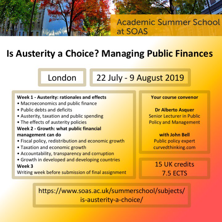 albertoasquer's tweet photo. Applications are welcome to 2019 academic SOAS Summer School programmes #SOASsummer #SeeTheWorldDifferently #TheWorldNeedsMoreSOAS https://t.co/5vOvYXtKSe