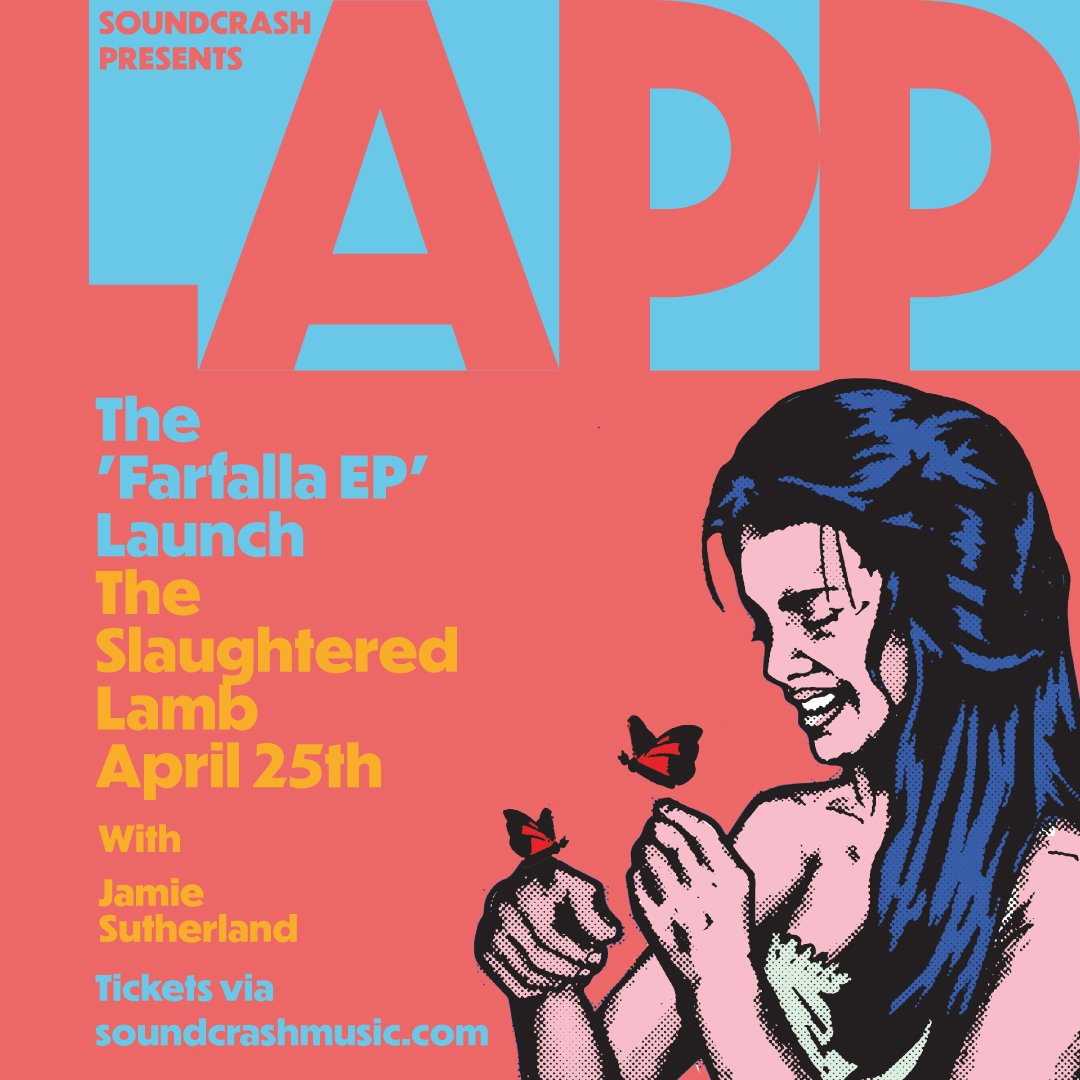 Alt-R&amp;B singer-songwriter @lappmusic progresses towards his debut EP "Farfalla" with an intimate show at <a href="/slaughteredLamb/">slaughteredlamb</a> #London with support from <a href="/JSuthMusic/">Jamie</a> of <a href="/broken_records/">broken_records</a>  .

Very limited tickets on sale now: bit.ly/2DXKkYd

#Soul #singersongwriter <a href="/bndrMusic/">BNDR</a>
