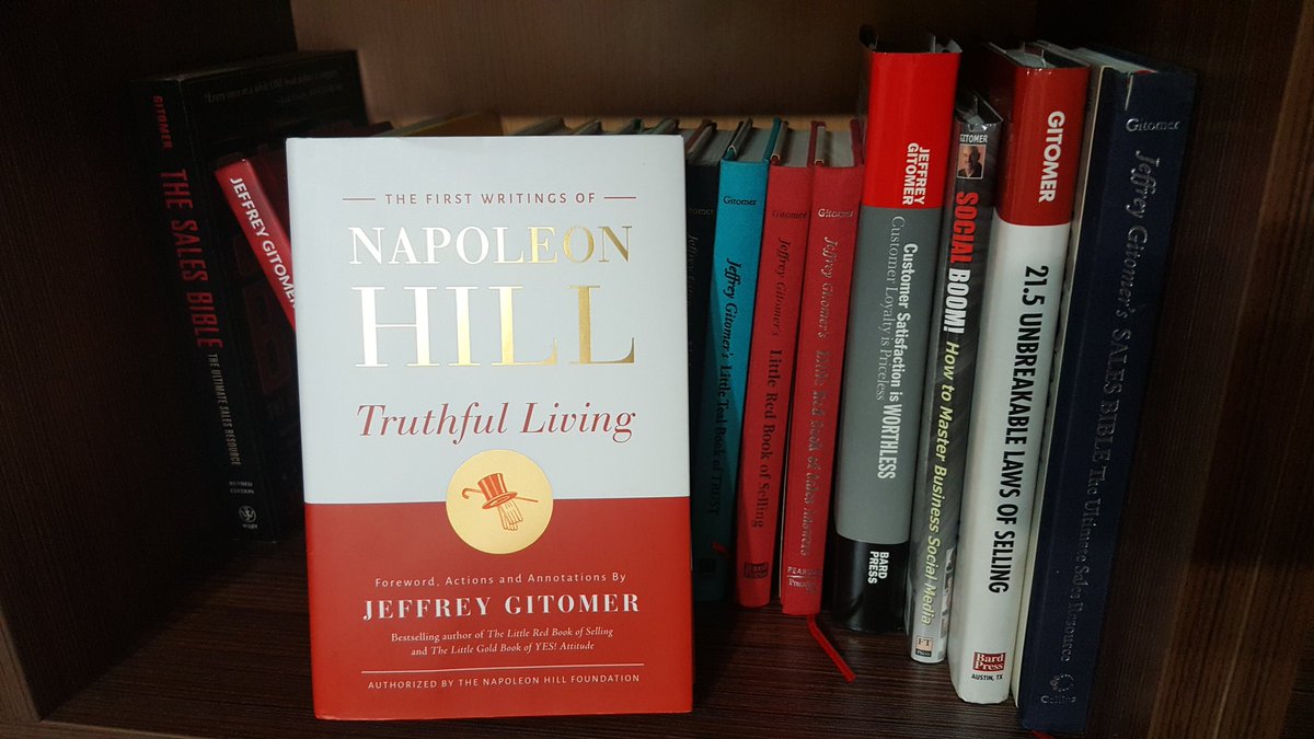 EdmondNorra's tweet image. The latest entries in my #Gitomer book section :-)