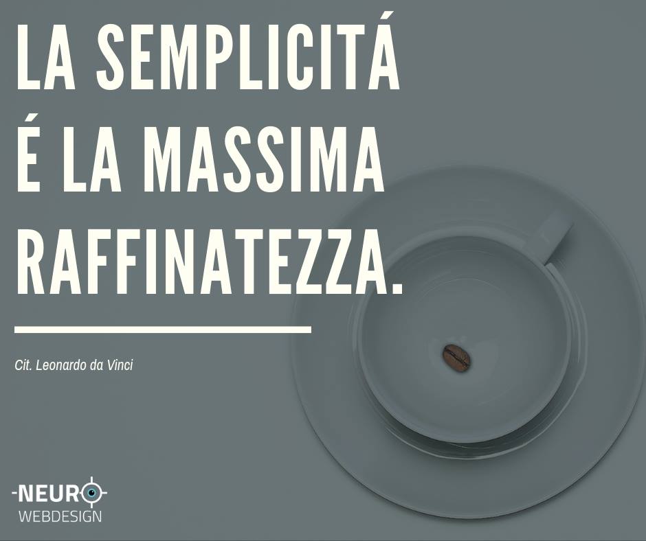 Neuro_WebDesign's tweet photo. 📢 NeuroQuotes
👉La Semplicità è la massima Raffinatezza.
#userexperience #usability #neurowebdesign #neuromarketing #simple https://t.co/t95wcoxHfg