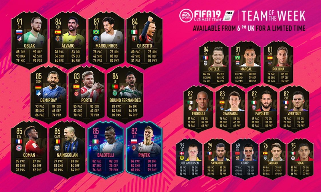 BoyyyKaney's tweet photo. First IF for @OfficialRadja and first Winter OTW updates for @FinallyMario and Piatek. #TOTW #FUT https://t.co/DtxBeZ2vl9