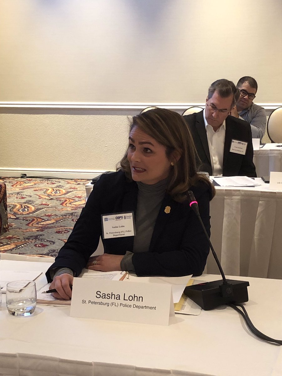 CWexlerPERF's tweet photo. Laws &amp; regulations in some states restrict police use of #drones. Sasha Lohn of @StPetePD explains the restrictions in Florida. Dep Chief John Drake says Tennessee regulations prevented @MNPDNashville from using its drone for situational awareness during Waffle House shooting. https://t.co/6htZ8vcYkT