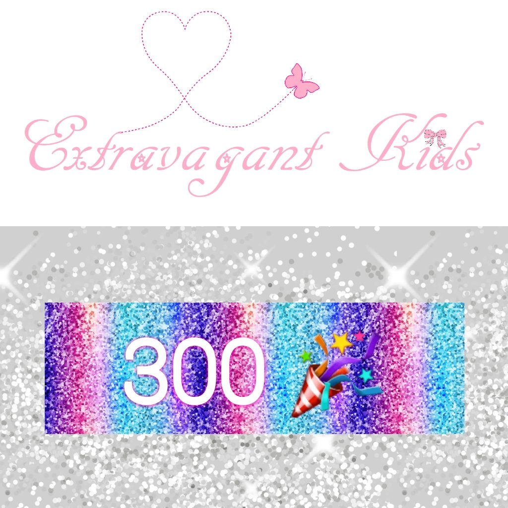 ExtravagantKids's tweet photo. 🗣 Celebrating over 300 sales! 🎉🎊🎈 https://t.co/hdSTi50vF1 😍 #WednesdayMotivation https://t.co/rfRKjS65zu
