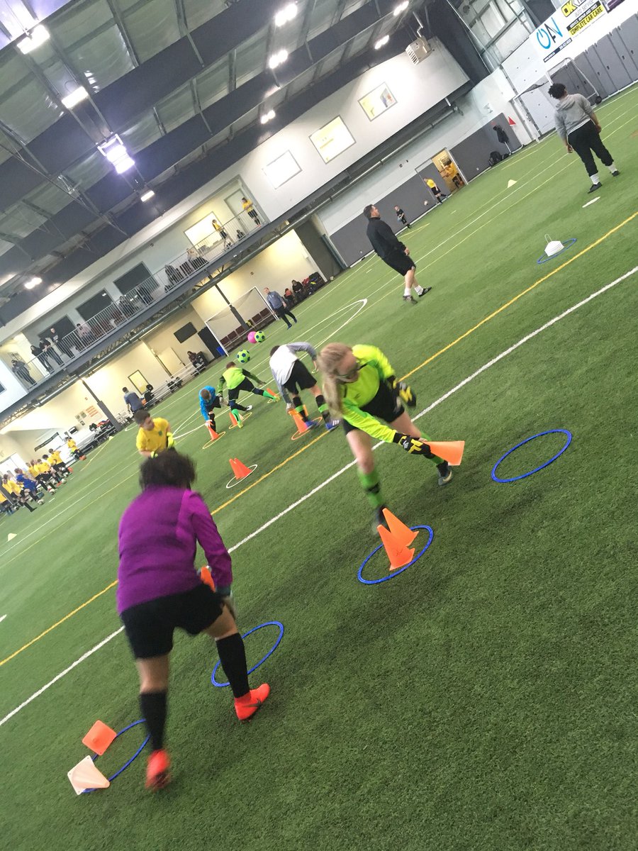 queencitysoccer's tweet image. 👍🏼Our FIRST ever Keeper and Finishing Camp kicked off yesterday at the QC Facility!!  ⚽️ #febbreak #camp #soccer