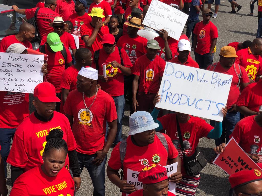 SRWPSouthAfrica's tweet image. #SAFTUBudgetProtest
#WorkingClassPower
.@SAFTU_media 
.@Numsa_Media
