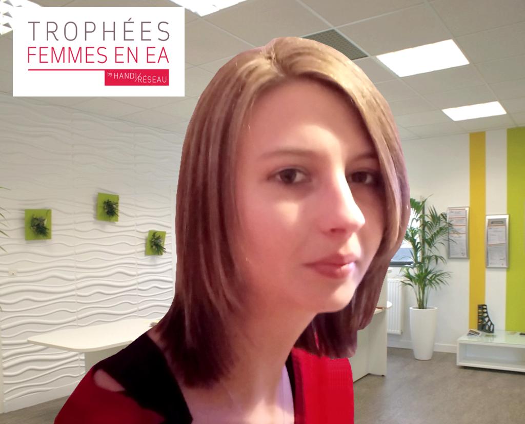 extalea's tweet photo. Les Trophées #Femmes en EA par @Handireseau mettent en lumière les parcours exceptionnels de Femmes en #EntrepriseAdaptée. Cette année nous avons choisi de raconter l’histoire de Florianne ➡ VOTEZ pour elle en cliquant sur le cœur à droite de son nom : https://t.co/91JW7fR6MG ✅ https://t.co/TsTgJKGRZJ