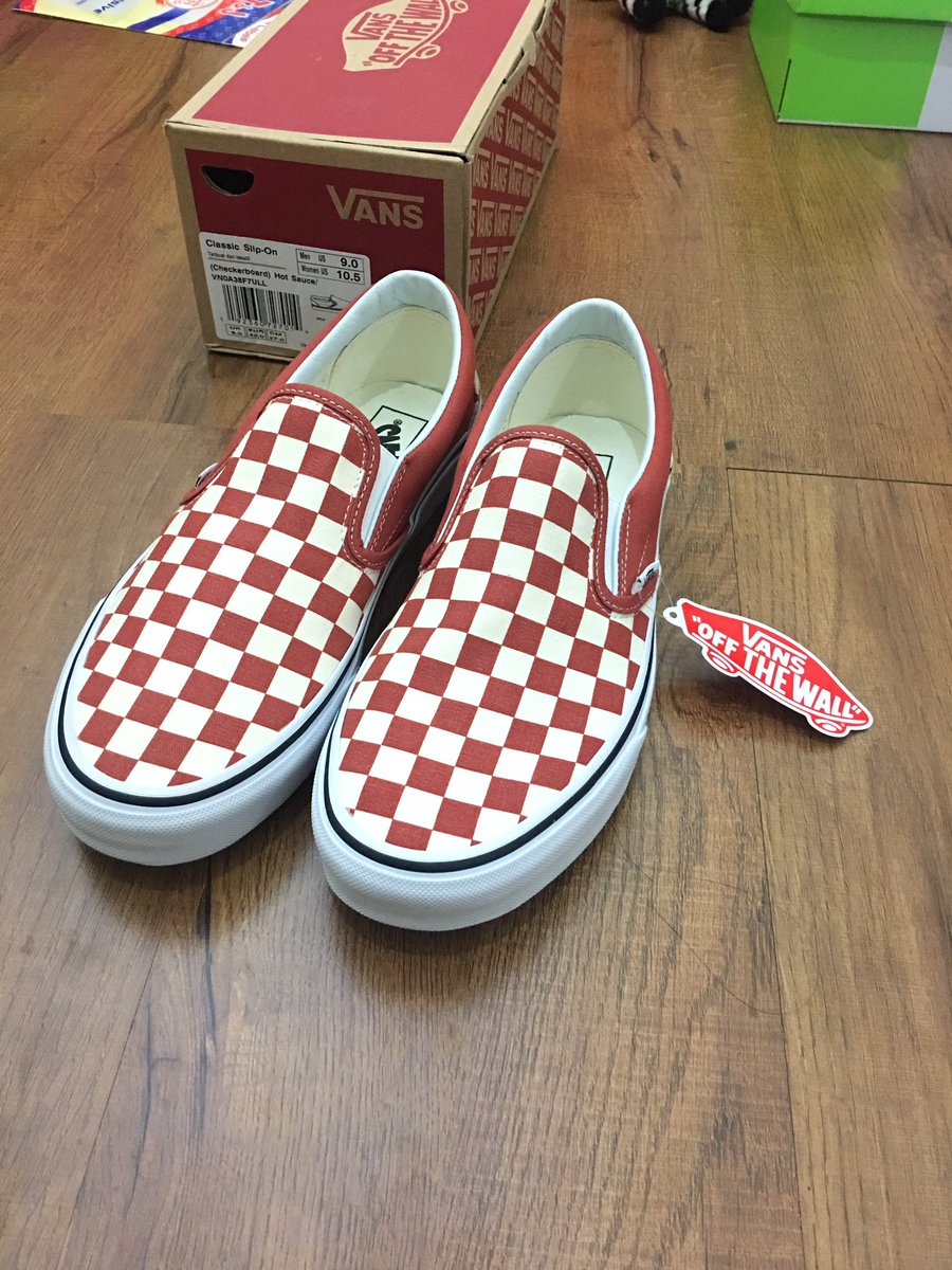 hot sauce checkerboard vans