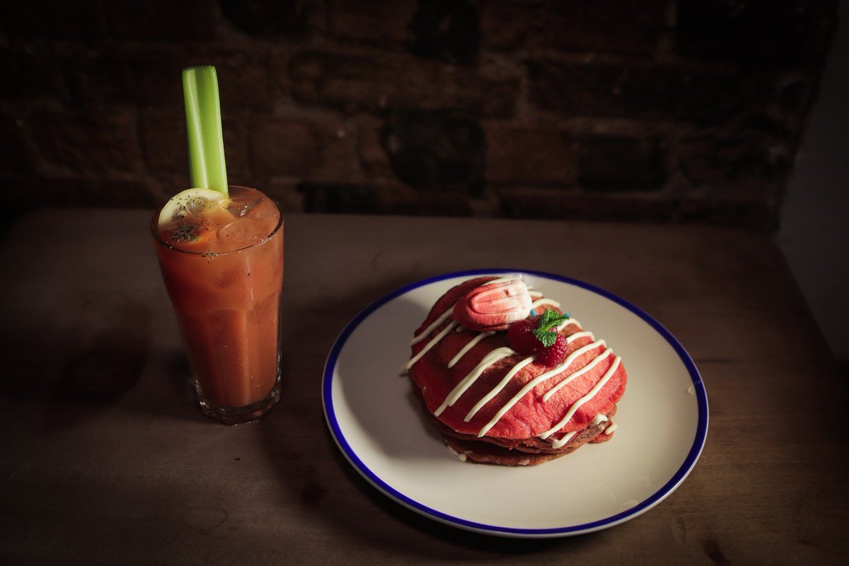 Shoreditch's @TheBookClubEC2 are syncing up with @BloodyBigBrunch this pancake season to tackle period poverty one tampon macaroon at a time designmynight.com/london/blog/pe…