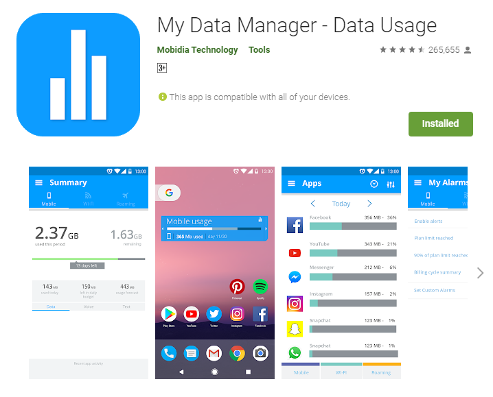 mtnug's tweet photo. Take control of your data with the My Data Manager app on your mobile device.
Use the app every day to track how much data you are using and to receive alerts before you fly past your data limit.
Download the app today. Available for both android and iOS. #MTNTips https://t.co/fd0NZSnLe0