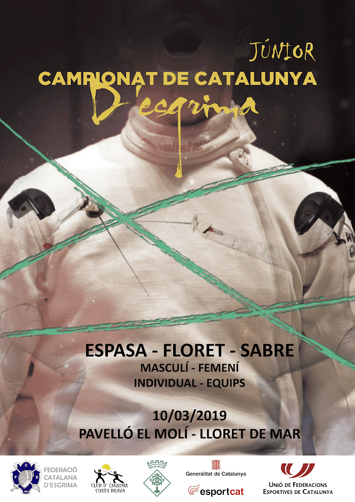 Ja tenim cartell per al primer Campionat de Catalunya M20 de la temporada. Què us sembla?

Defineix-lo amb una icona 😍🤺