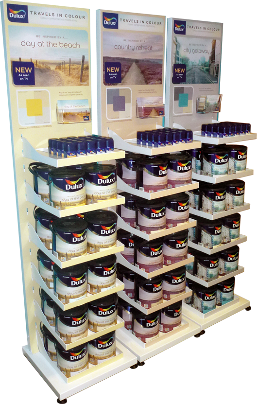 impulsepop's tweet photo. Our Pillar Display Design Dulux point of purchase display, rolled out across all Homebase and B&amp;Q stores.

Click this link to our Instagram - https://t.co/IsCNwamwLG  #retaildisplay #duluxpaint #display #fsdu #design  #popdisplay #pointofsale #pos #impulsepointofpurchase https://t.co/7BGtrQ9kCB