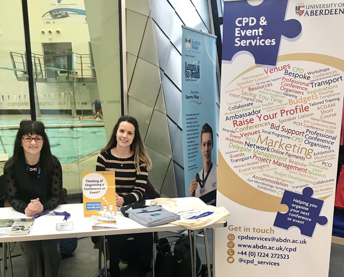 cpd_services's tweet photo. We are at the Aquatics Centre at @asvabdn today until 1pm! Drop by for a chat to see how we can help you organise an event or conference #cpdservices https://t.co/eKLagIyJXf