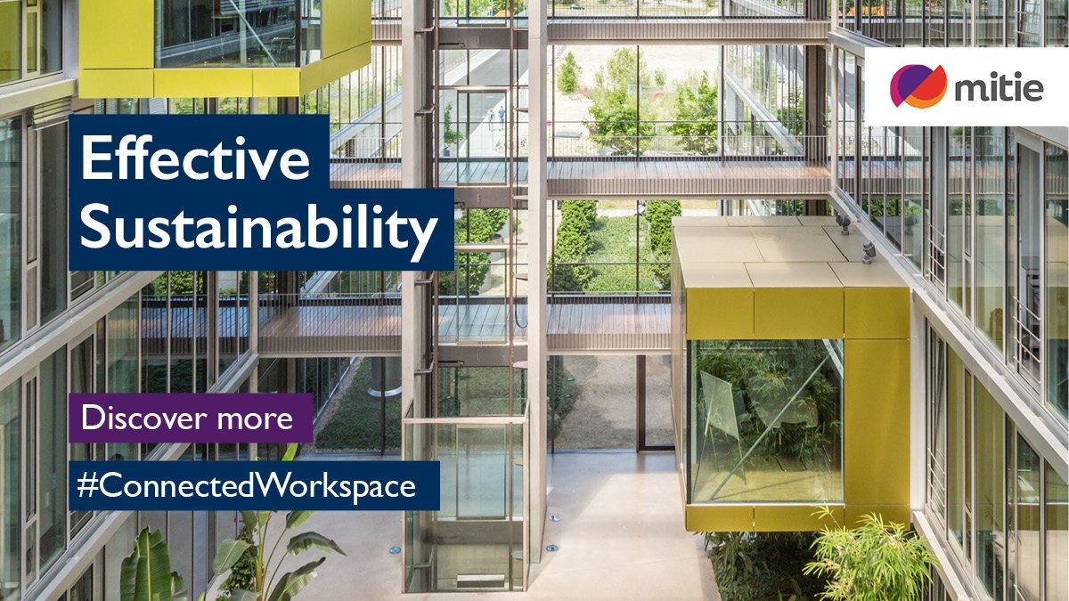 mitie's tweet image. Minimise wastage and reduce your environmental impact with #ConnectedWorkspace. Discover more connectedworkspace.com #DigitalTransformation