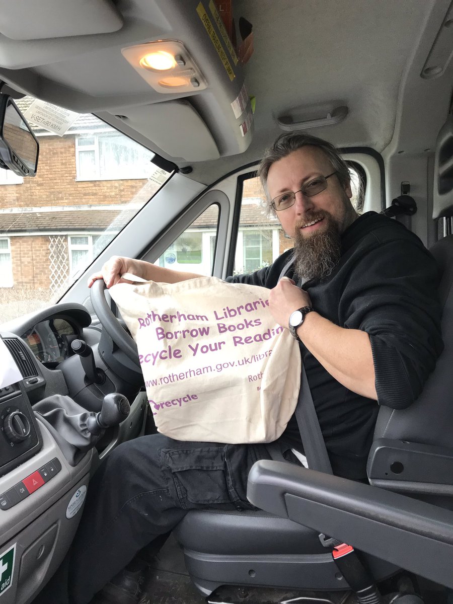 Librarylass11's tweet image. Out with the @RothLibraries #Homelibraryservice this morning. Such a pleasure delivering books to our lovely customers.