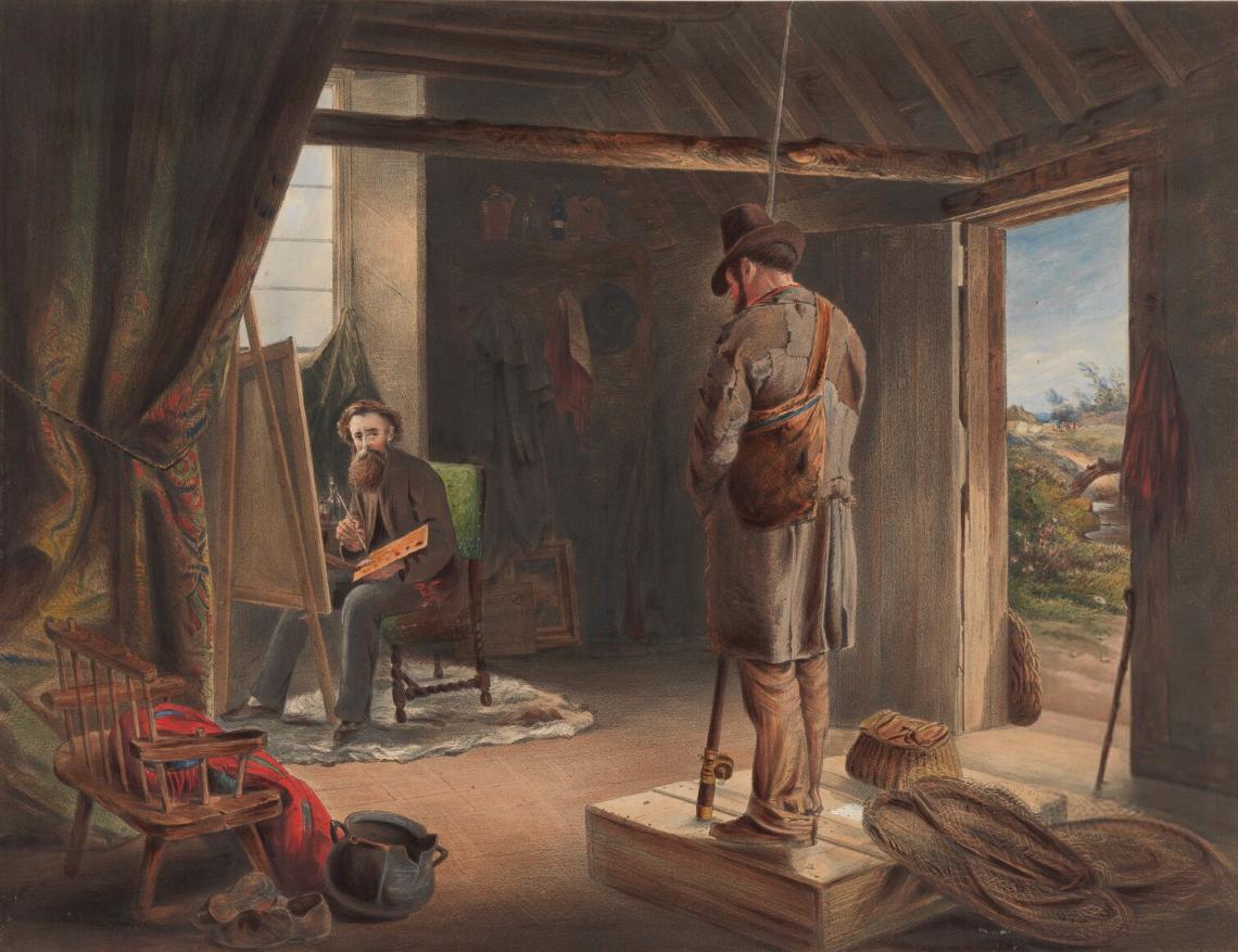 ComingHome_IGHM's tweet photo. Join @emilymfg this Thurs 21 Feb at @culturlanndoire  Irish poverty, eviction, &amp; famine from the 1840s-1880s, exploring interrelationship between painting, photography, illustrated newspapers, and magic lanterns. Erskine Nicol, by Vincent Brooks, after John Ballantyne @NPG https://t.co/0DFRpNwjNZ