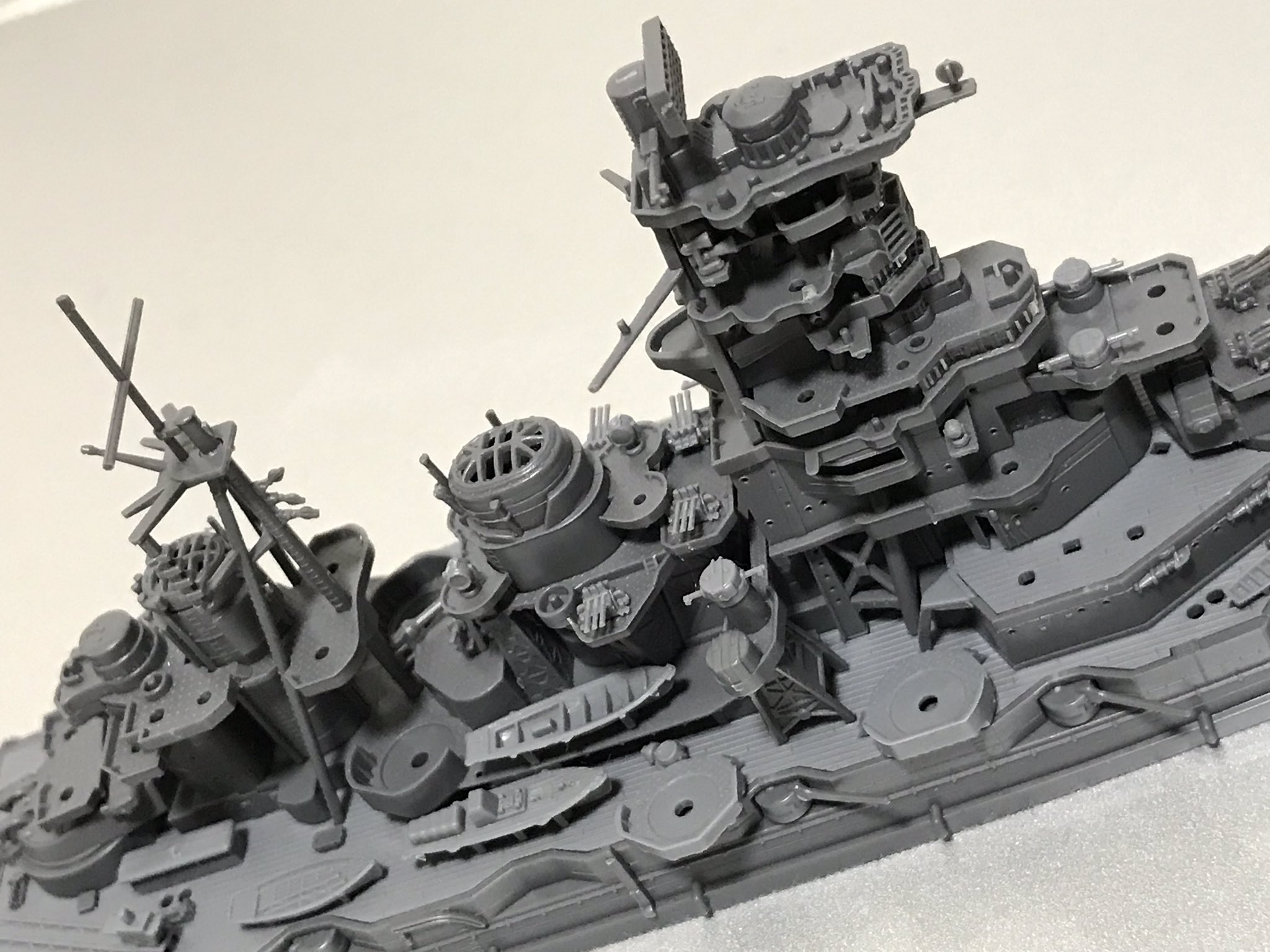 フジミ製・艦NEXT1/700 　高速戦艦「榛名」　塗装済み完成品 フジミ 1/700 日本海軍戦艦 榛名 完成品 Haruna Fujimi - 模型工房M