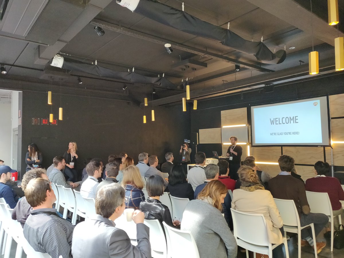 swtimmer's tweet image. At the kickoff of GSK #HackDays!
