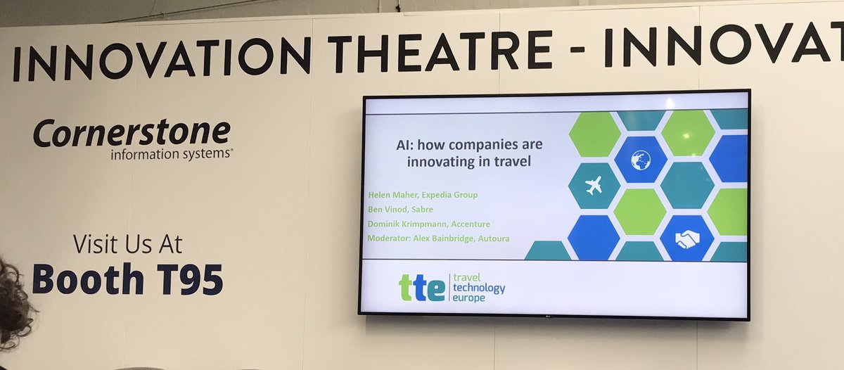 Rush_talk's tweet photo. Guess what other topic is at full capacity already at #TTEShow? Innovation In Travel of course! @TravelTechEu @AmadeusITGroup https://t.co/pLdjWBDTDR