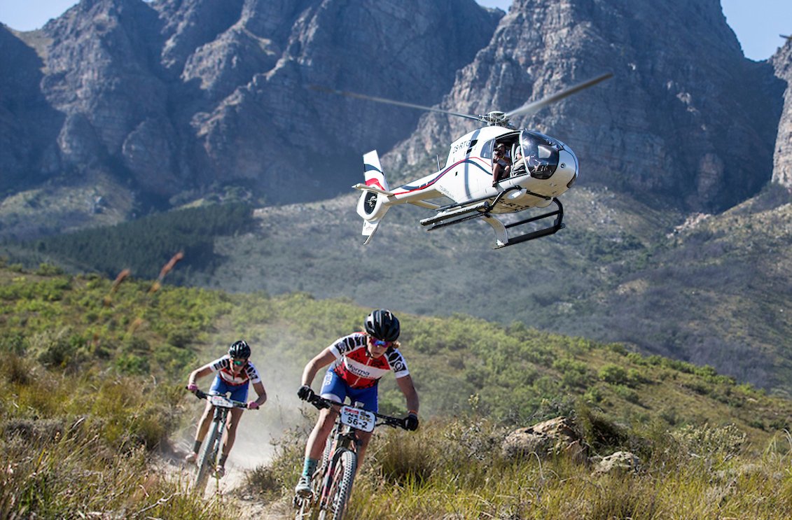 We're The Official Aerial Partner to the 2019 <a href="/CapeEpic/">capeepic</a>! This year we will not only do aerial photography of the race, we will be offering the following services:
1. VIP transfer to and from the Race Village
2. Flips around the race route of the day
3. Winelands Lunch Charters