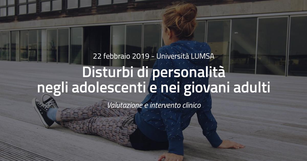UniLUMSA's tweet photo. Disturbi di personalità negli adolescenti e nei giovani adulti. Ne parliamo il 22 febbraio a #Roma con docenti ed esperti del @WeillCornell (@Cornell) @SapienzaRoma #PDLab e @unimib. https://t.co/ayZQorJ0kn https://t.co/q60WPrrzrh