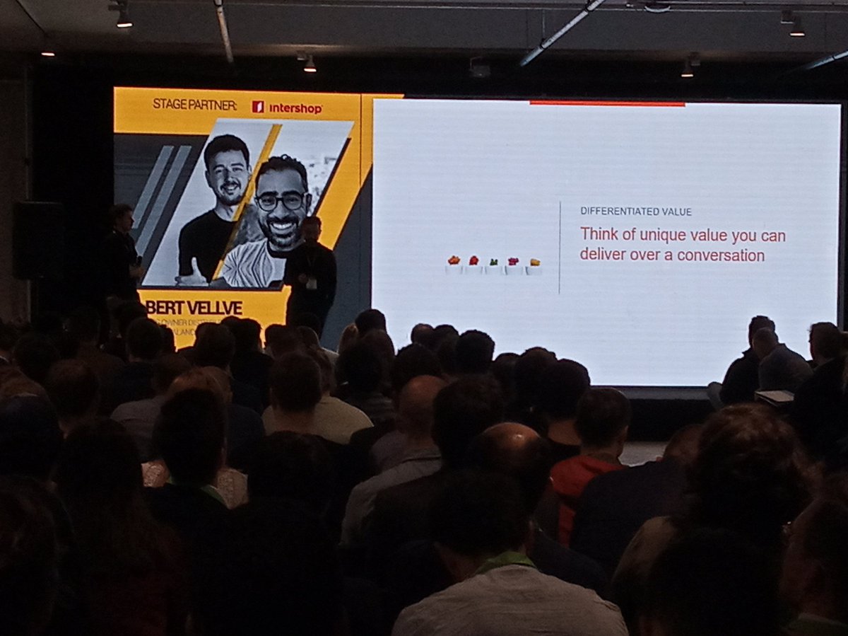 FIE_CZ's tweet photo. "Think of unique value you can deliver over conversion." Thanks for great speech @ZalandoTech guys 😉 #ecommberlin #ecommerceberlinexpo2019 #ebe19 https://t.co/bF6vk18I9L