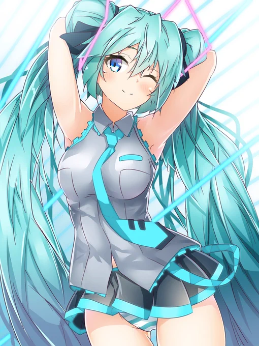 ミクさんにイタズラする性癖
#私の絵柄が性癖に刺さる人に届いてほしい 