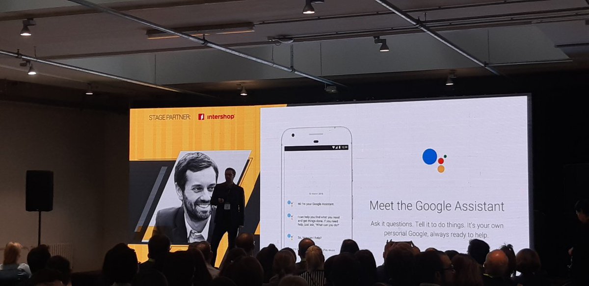 MindySupport's tweet photo. Mathias Blüm, Global Product Partnerships @Google, shared really good ideas to consider for brands in order to connect with customers directly through the Google Assistant. @ecommerceberlin
#Ecommerce #EcommerceExpo #ecommerceberlinexpo2019 #ebe19 #ecommberlin https://t.co/hfHKeVhAcL