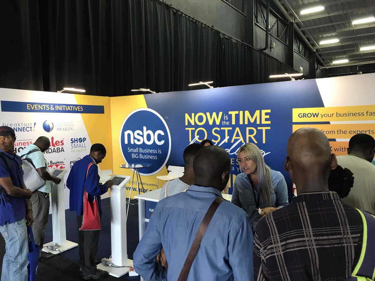 NSBCAfrica's tweet photo. Did you know that #TheBizShowSA is brought to you by @NSBCSouthAfrica. Want to know how we can help you grow a more successful business? Go chat to our team at the NSBC stand. https://t.co/nn084JrbJH
