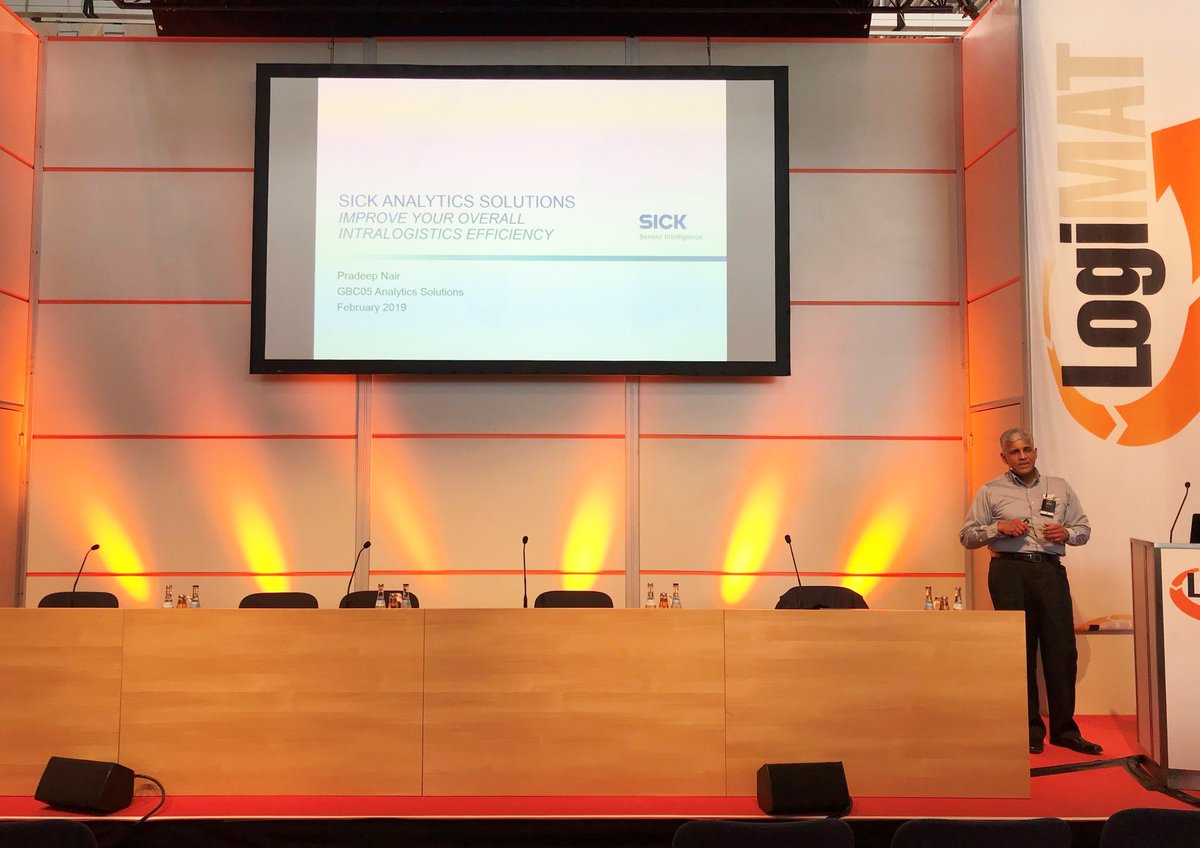 „SICK Analytics Solutions – Improve your overall Intralogistics efficiency”: Thema des Vortrags von unserem Strategic Product Manager Pradeep Nair auf der #LogiMAT. Treffen Sie unseren Experten noch heute vor Ort: Halle 1 | Stand F51