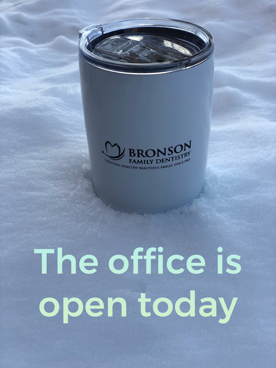 bronsondental's tweet photo. The office is still open. If your local conditions are dangerous or you feel unsafe please call to reschedule #bronsonfamilydentistry #mcleanva https://t.co/uZeSLD0s3b