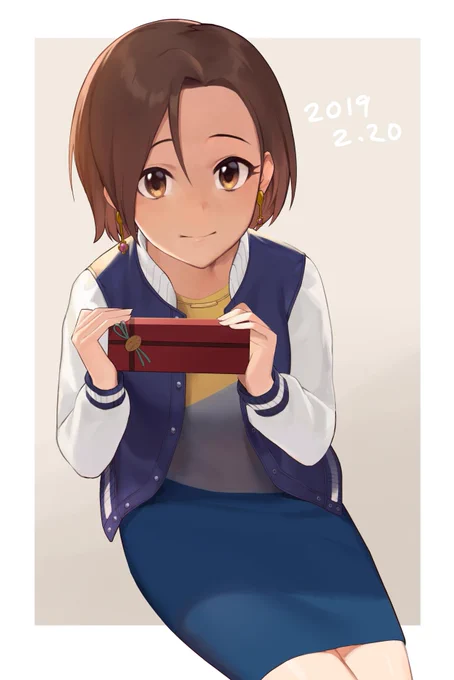 リクエストなのですが、聖來さんが上目遣いでバレンタインチョコを渡してくれるシチュエーションの絵をお願いします
https://t.co/DKuCo9kYvW 