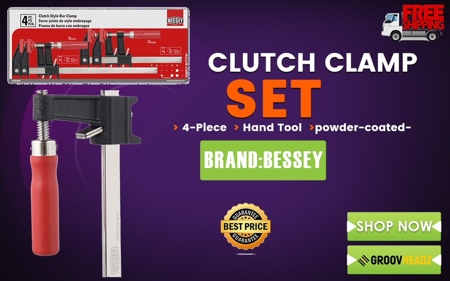 groovheadz's tweet photo. This special 4-Pack is a great way to expand your clamp collection, as you can never have too many clamps. #CLUTCH #clutchset. https://t.co/AAdQmXNcpk https://t.co/3dY7GTKT54