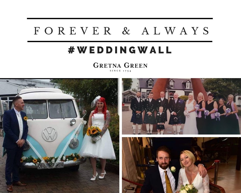 GretnaGreen1754's tweet photo. Send us your Gretna Green wedding 🤗pictures and we will feature them on our Wednesday wedding wall.❤☕❤ Happy #weddingwall! https://t.co/Gr5dB6QdIz