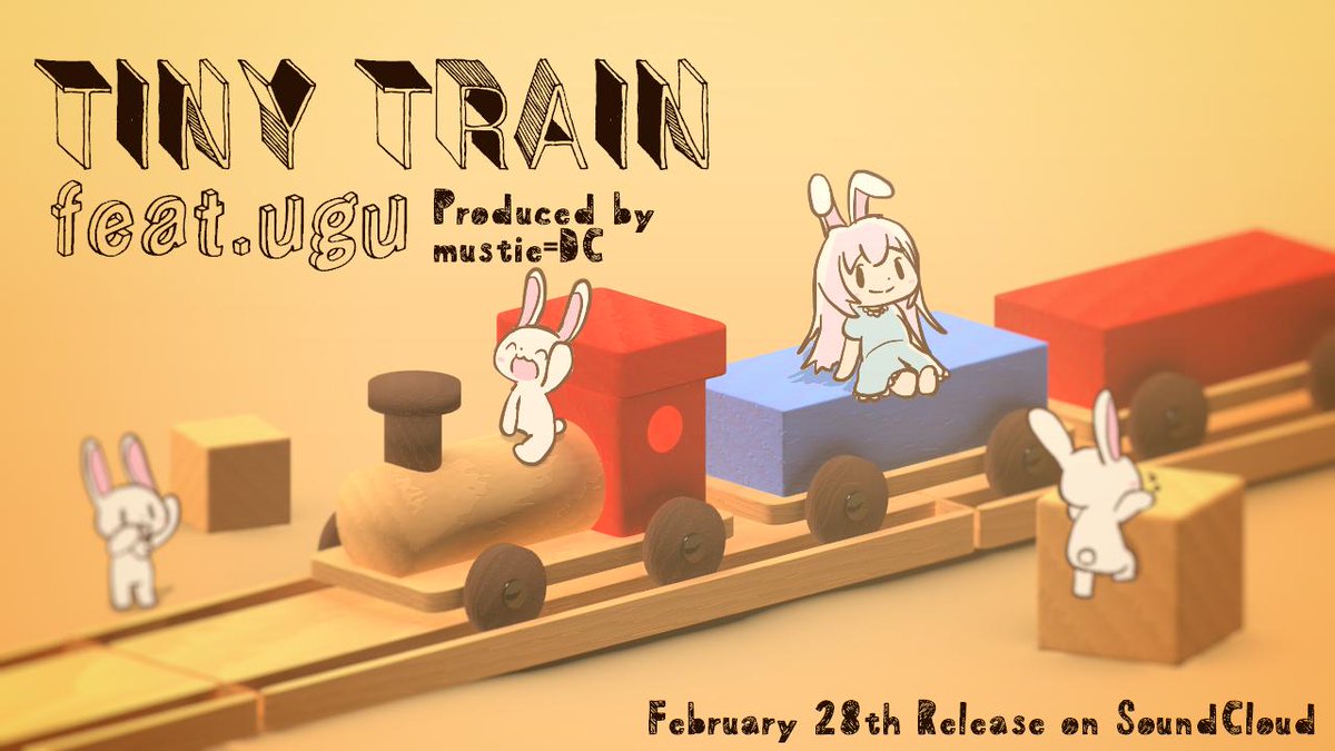 DoughnutsCinema's tweet photo. ใใ็ฅใใใๆฐๆฒใTINY TRAIN feat.uguใใชใชใผในๆฅใ2/28(ๆจ)ใซๆฑบๅฎใใพใใ๏ผ
ไปๅใฏใใผใซใซใซใใใใ(@ugusagi)ใใ่ฟใใใพใใ๏ผใใใใใ้กใใใพใ๏ฝ๏ผ๐ฐ๐ฐ๐ฐ #TINYTRAIN
SoundCloudโ https://t.co/Iq7seI11lP https://t.co/FXGFHeiSZe