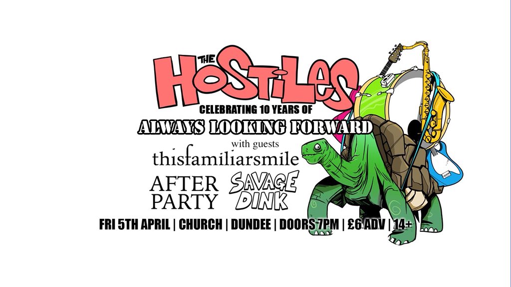 EfterPerty's tweet photo. We are very excited to be supporting the Hostiles at @church_dundee on the 5th April, make sure you come along for a treat night of music! https://t.co/nE8ZFcqORy