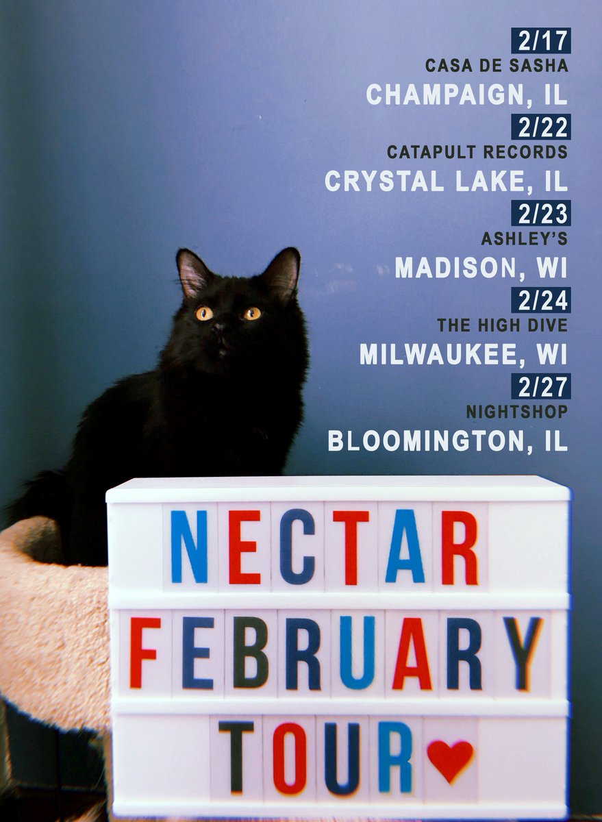 this weekend we're heading out for a fun lil string of shows in Crystal Lake, Madison, and Milwaukee! see u soon!! :^)