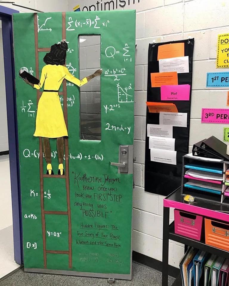 StudentCntrHub's tweet photo. What are some of the best #BlackHistoryMonth classroom doors you have seen? We would love to see them! (This door is from @BryanISD.) https://t.co/h44op8qsVI