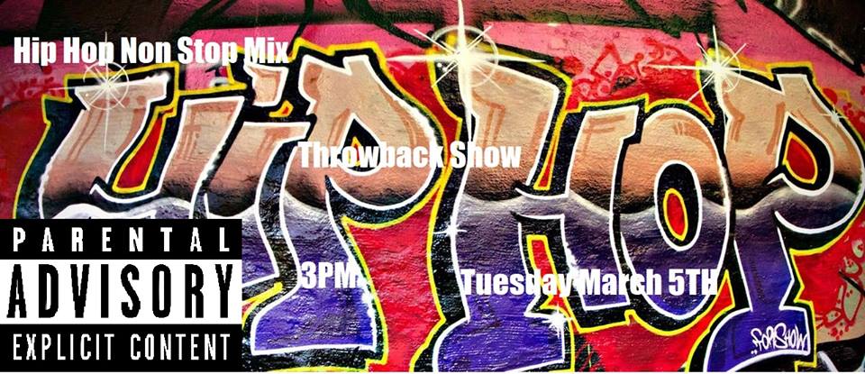 throwbackshow1's tweet image. Tuesday march 5th non stop hip hop mix from 3pm only on ioradio.co.uk