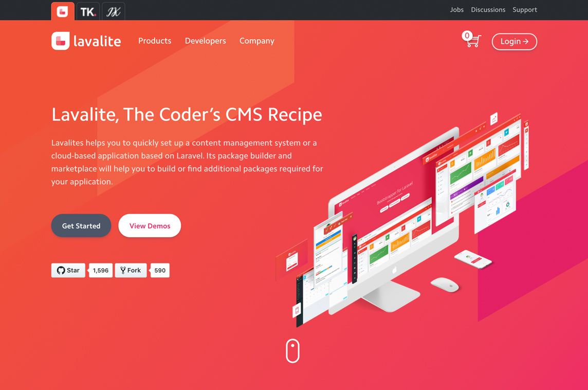 MadeWithLaravel's tweet image. Lavalite is an Open Source CMS & App development platform powered by Laravel. It ships with basic packages like File manager, Themes, Roles and more to help you in finishing large projects in less time ⚡️🕒 - madewithlaravel.com/lavalite