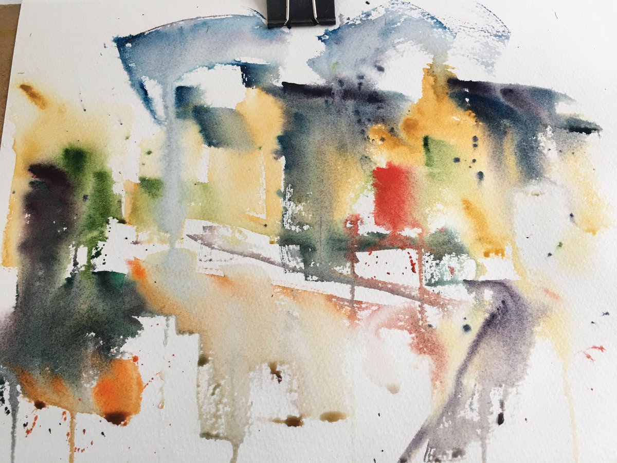 LizAckerleyArt's tweet photo. The first stage of a #colourfirst sketch - want to find out more?- I’ll be teaching a workshop: Colourful Sketching on 9th March @emmausmossley . You can book a place here: https://t.co/HDm9YkvkSU https://t.co/TpKtIk9Kzs