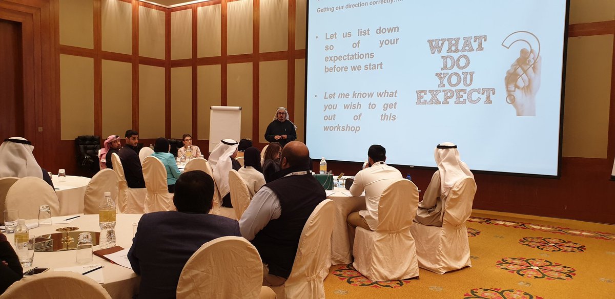 KIHSSE's tweet photo. #kihsse2019 #day3 #workshop4 
"Sustainability" Dr Waddah S Ghanem, Senior Director - Sustainability &amp; OpEx 
@ENOC @OKlcial_KPC @KNPCoKlcial 
@recso1972 @EQUATEoKlcial 
@TOGYnews @kipicoKlcial @Halliburton 
@moh_kuwait @Shell @PD0_0M 
@gpa_gcc_chapter @q8petroleum https://t.co/uLCdQDMX5z