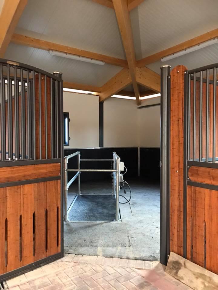 rpsdesigngroup's tweet photo. Langshot Stud:  A site that we designed includes removal of existing outdated equestrian buildings &amp; construction of 24no. veterinary facilities. Externally the site will include a Skywalker, 60m x 40m outdoor arena, covered horse walk, &amp; parking areas.
#Architecture #Equestrian https://t.co/G1yskieMfV