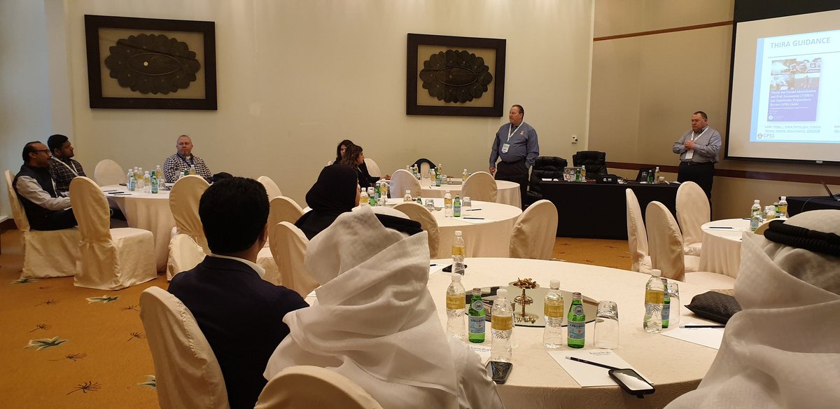 KIHSSE's tweet photo. #kihsse2019 #day3 #workshop6 
"Business Resilience" Chief J. Robert Brown,Jr;
Deputy Chief Jeff Dulin; Rebecca Harned @IAFC
@ENOC @OKlcial_KPC @KNPCoKlcial 
@recso1972 @EQUATEoKlcial 
@TOGYnews @kipicoKlcial @Halliburton 
@moh_kuwait @Shell @PD0_0M 
@gpa_gcc_chapter @q8petroleum https://t.co/PnchCjKWNZ
